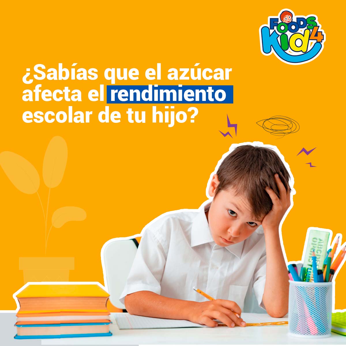 ¿Sabías que el azúcar afecta el rendimiento escolar de tu hijo? - Foods ...